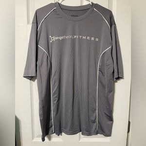 L Orangetheory Fitness Gray Breathable Dri-Fit TShirt